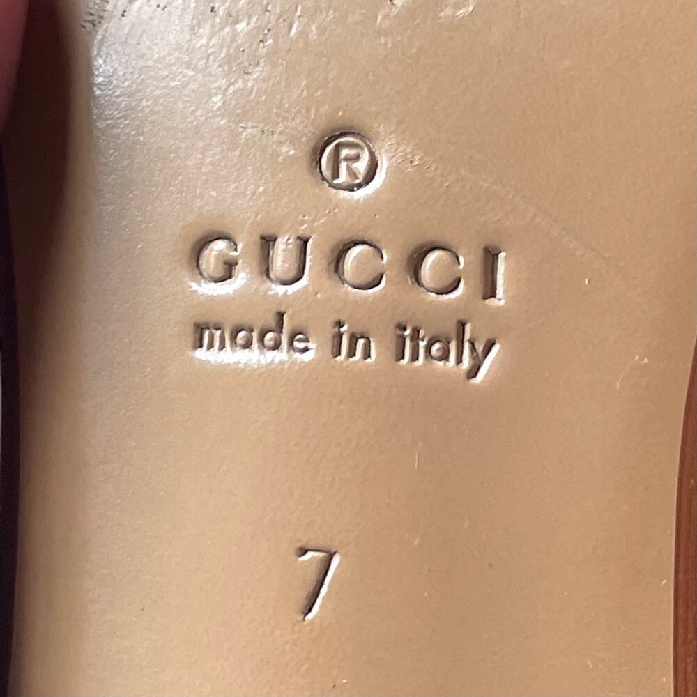 Gucci Quentin Brown Velvet GG Horsebit Loafers - Picture 8 of 10
